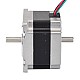 이중 샤프트 Nema 23 양극 1.8deg 0.55Nm(77.88oz.in) 2.8A 57x57x41mm 4 전선 이중 샤프트 Nema 23 양극 1.8deg 0.55Nm(77.88oz.in) 2.8A 57x57x41mm 4 전선