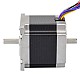 이중 샤프트 Nema 23 유니/바이폴라 1.8deg 1.26Nm(178.4oz.in) 3A 57x56mm 8 전선