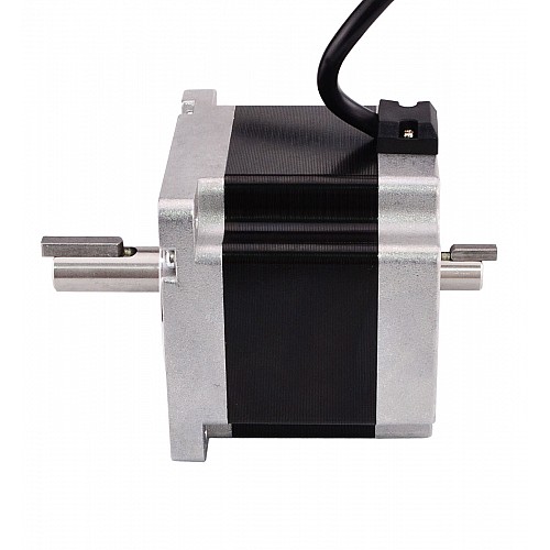 Keyway 이중 샤프트 Nema 34 CNC 스테퍼 모터 4.5Nm(637.25oz.in) 5.5A 86x86x80mm Keyway 이중 샤프트 Nema 34 CNC 스테퍼 모터 4.5Nm(637.25oz.in) 5.5A 86x86x80mm