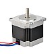 Nema 23 양극 1.8deg 0.9Nm(127.5oz.in) 2A 57x57x52mm 4 전선 Nema 23 양극 1.8deg 0.9Nm(127.5oz.in) 2A 57x57x52mm 4 전선