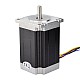 Nema 23 양극 1.8deg 2.83Nm(400oz.in) 4A 57x57x84mm 8 전선 Nema 23 양극 1.8deg 2.83Nm(400oz.in) 4A 57x57x84mm 8 전선