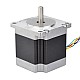 Nema 23 단극 1.8deg 0.9Nm(127.5oz.in) 1A 57x57x56mm 6 전선 Nema 23 단극 1.8deg 0.9Nm(127.5oz.in) 1A 57x57x56mm 6 전선