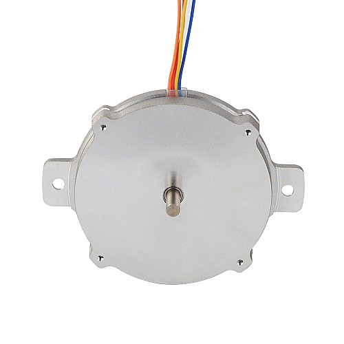 원형 팬케이크 Nema 24 양극성 1.8deg 6Ncm(8.5oz.in) 1A Φ60x9.6mm 4선