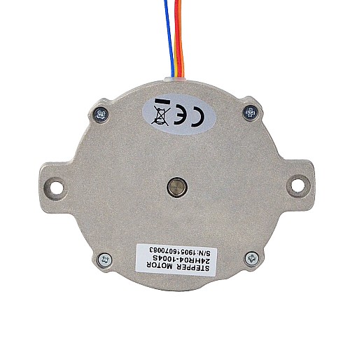 원형 팬케이크 Nema 24 양극성 1.8deg 6Ncm(8.5oz.in) 1A Φ60x9.6mm 4선
