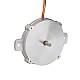 원형 팬케이크 Nema 24 양극성 1.8deg 6Ncm(8.5oz.in) 1A Φ60x9.6mm 4선
