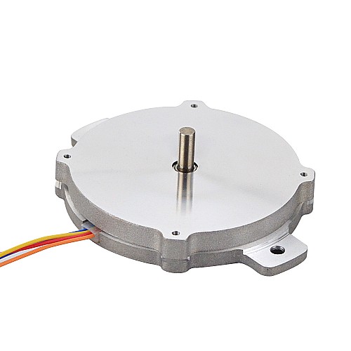 원형 팬케이크 Nema 24 양극성 1.8deg 6Ncm(8.5oz.in) 1A Φ60x9.6mm 4선