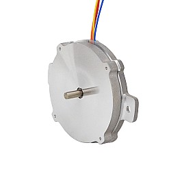 원형 팬케이크 Nema 24 양극성 1.8deg 6Ncm(8.5oz.in) 1A Φ60x9.6mm 4선