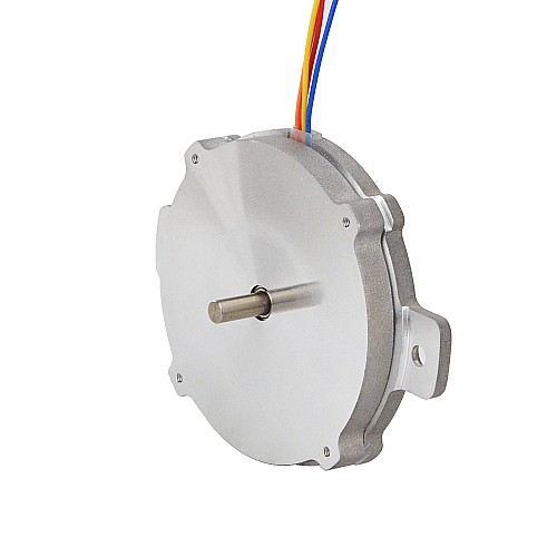 원형 팬케이크 Nema 24 양극성 1.8deg 6Ncm(8.5oz.in) 1A Φ60x9.6mm 4선