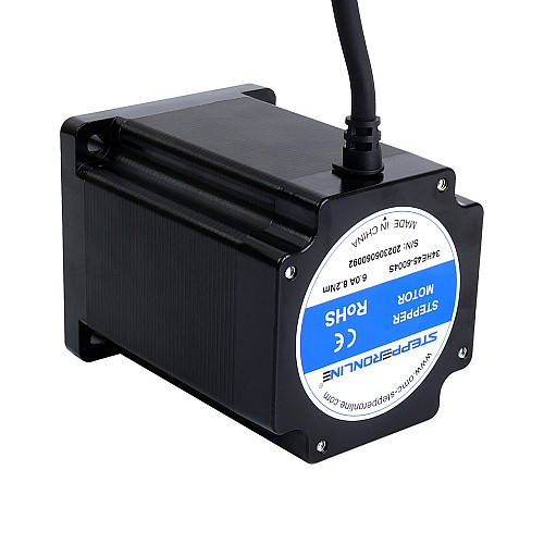 E 시리즈 Nema 34 스테퍼 모터 바이폴라 1.8deg 8.2Nm(1161.22oz.in) 6.0A 86x86x114mm 4 전선 E 시리즈 Nema 34 스테퍼 모터 바이폴라 1.8deg 8.2Nm(1161.22oz.in) 6.0A 86x86x114mm 4 전선