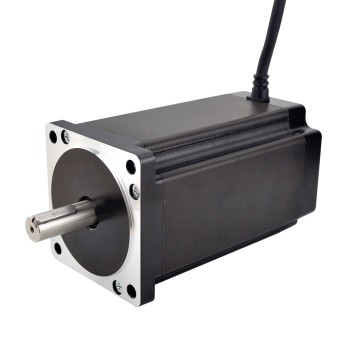 E 시리즈 Nema 34 스테퍼 모터 바이폴라 1.8deg 12.0Nm(1699.34oz.in) 6.0A 86x86x151.5mm 4 와이어