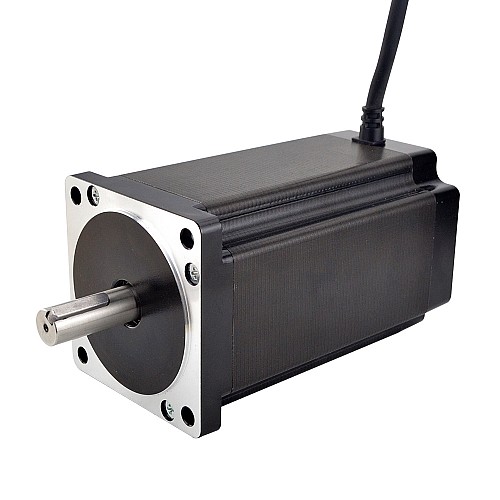 E 시리즈 Nema 34 스테퍼 모터 바이폴라 1.8deg 12.0Nm(1699.34oz.in) 6.0A 86x86x151.5mm 4 와이어