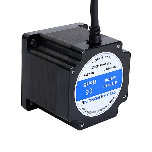 S 시리즈 Nema 34 스테퍼 모터 1.8deg 4.8Nm(679.74oz.in) 6.0A 86x86x78mm 4 전선