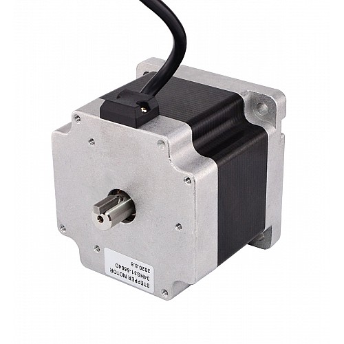 Keyway 이중 샤프트 Nema 34 CNC 스테퍼 모터 4.5Nm(637.25oz.in) 5.5A 86x86x80mm Keyway 이중 샤프트 Nema 34 CNC 스테퍼 모터 4.5Nm(637.25oz.in) 5.5A 86x86x80mm