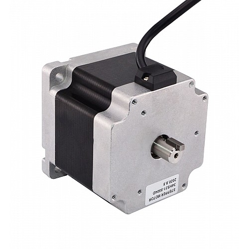 Keyway 이중 샤프트 Nema 34 CNC 스테퍼 모터 4.5Nm(637.25oz.in) 5.5A 86x86x80mm Keyway 이중 샤프트 Nema 34 CNC 스테퍼 모터 4.5Nm(637.25oz.in) 5.5A 86x86x80mm