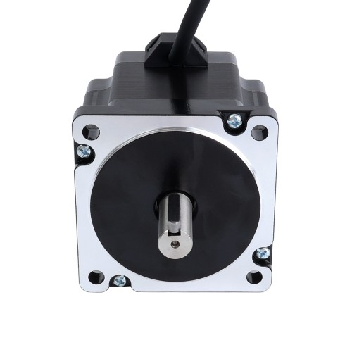 S 시리즈 Nema 34 스테퍼 모터 4.8Nm(679.74oz.in) 14mm 키홈 샤프트 1m 케이블