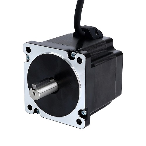 S 시리즈 Nema 34 스테퍼 모터 4.8Nm(679.74oz.in) 14mm 키홈 샤프트 1m 케이블