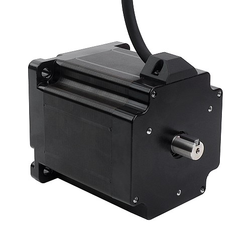 Keyway 듀얼 샤프트 Nema 34 스테퍼 모터 7.07Nm(1001oz.in) 86x86x98mm 4 와이어