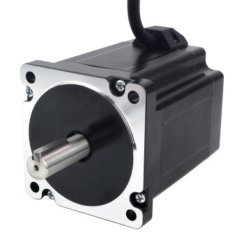 Keyway 듀얼 샤프트 Nema 34 스테퍼 모터 6.8Nm(962.96oz.in) 86x86x98mm 4 와이어