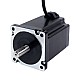 Keyway 이중 샤프트 Nema 34 CNC 스테퍼 모터 8.5Nm(1204oz.in) 5A 86x114mm
