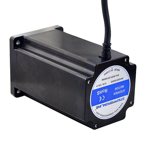 S 시리즈 Nema 34 스테퍼 모터 바이폴라 1.8deg 12.0Nm(1699.34oz.in) 6.0A 86x86x151.5mm 4 전선
