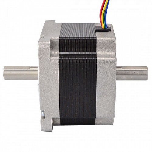 이중 샤프트 Nema 34 유니폴라 1.8deg 2.2Nm(312oz.in) 2A 86x86x66mm 6 전선