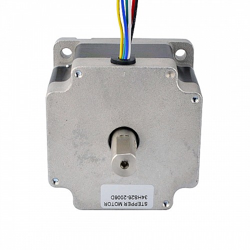 이중 샤프트 Nema 34 유니폴라 1.8deg 2.2Nm(312oz.in) 2A 86x86x66mm 6 전선