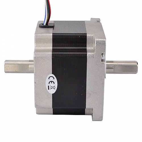이중 샤프트 Nema 34 유니폴라 1.8deg 2.2Nm(312oz.in) 2A 86x86x66mm 6 전선