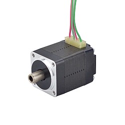이중 샤프트 Nema 8 중공 샤프트 스테퍼 모터 바이폴라 1.5Ncm(2.12oz.in) 0.49A 20x20x27mm