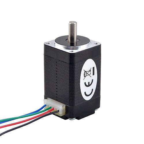 Nema 8 양극 1.8deg 1.8Ncm(2.55oz.in) 0.6A 20x20x34mm 4 전선