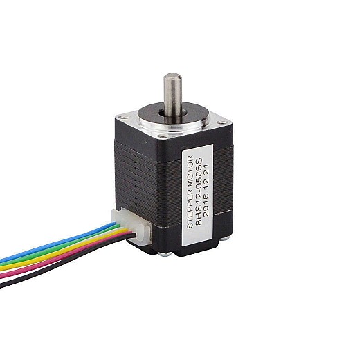 Nema 8 단극 1.8deg 1.8Ncm(2.55oz.in) 0.5A 20x20x30mm 6 전선