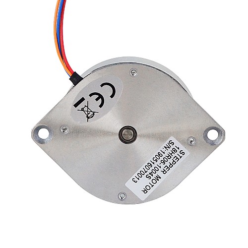 라운드 팬케이크 Nema 18 바이폴라 1.8deg 9Ncm(12.75oz.in) 1A Φ46x16mm 4 전선