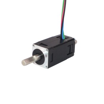 이중 샤프트 Nema 6 양극성 1.8deg 0.58Ncm(0.82oz.in) 0.3A 14x14x30mm 4 와이어