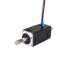 이중 샤프트 Nema 6 양극성 1.8deg 0.58Ncm(0.82oz.in) 0.3A 14x14x30mm 4 와이어