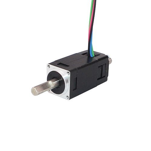 이중 샤프트 Nema 6 양극성 1.8deg 0.58Ncm(0.82oz.in) 0.3A 14x14x30mm 4 와이어