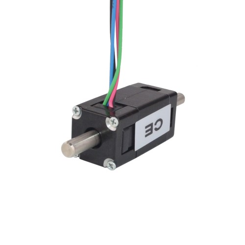 이중 샤프트 Nema 6 양극성 1.8deg 0.58Ncm(0.82oz.in) 0.3A 14x14x30mm 4 와이어