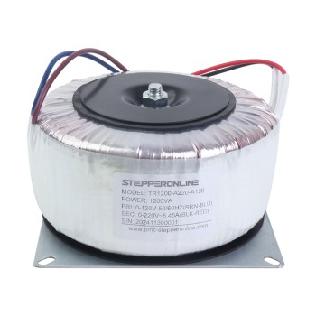 1200VA 단상 토로이달 변압기 120VAC ~ 220VAC 5.45A 50/60Hz 1200VA 단상 토로이달 변압기 120VAC ~ 220VAC 5.45A 50/60Hz