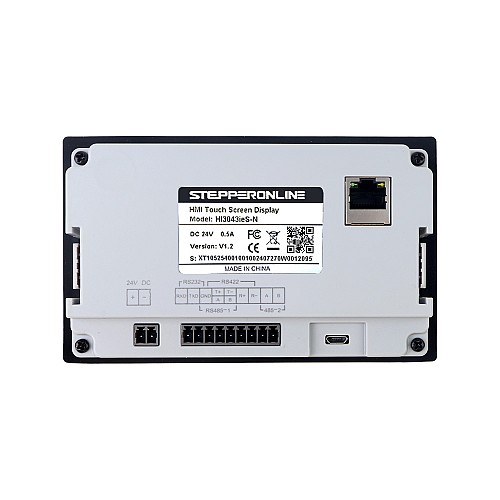 4.3 480x272px RS-485 직렬 포트 128MB/플래시 64MB/메모리 HMI 터치 스크린 LED 디스플레이 - HI3043ieS-N | StepperOnline