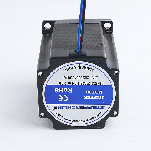 중고 제품 - 짧은 샤프트 Nema 23 양극성 1.89Nm(267.65oz.in) 2.9A 57x57x76.5mm 4선 - 23HS30-2904S-USED | StepperOnline