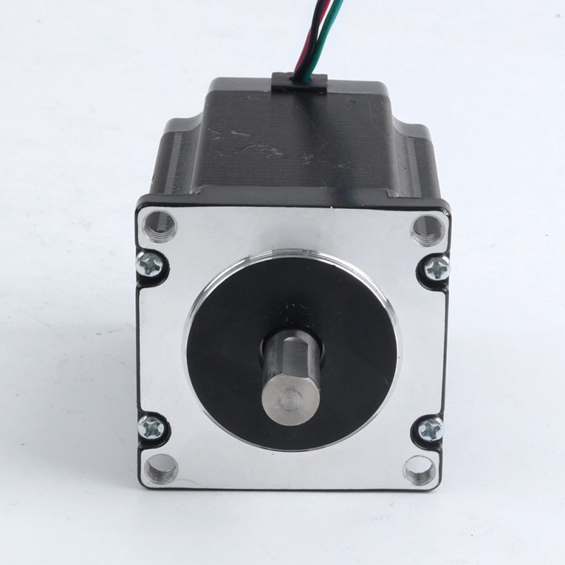 중고 제품 – 중국 재고 - Nema 23 스테퍼 모터 2.4Nm(339.87oz.in) 4A 57x57x82mm 10mm 샤프트 4 와이어 - 23HS32-4004S-C8-USED | StepperOnline