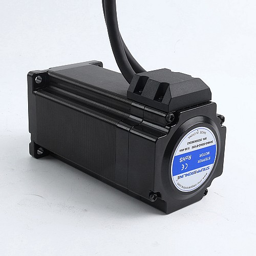 중고 제품 - S 시리즈 Nema 24 폐쇄 루프 스테퍼 모터 4.0Nm(566.45oz.in) 인코더 1000PPR(4000CPR) - 24HS40-5004D-E1000-USED | StepperOnline