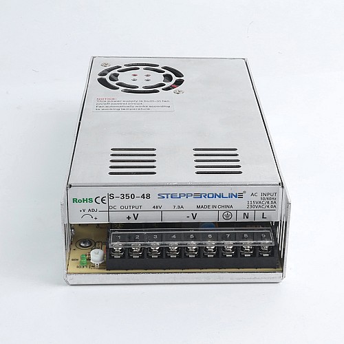 중고 제품 - 350W 48V 7.30A 115/230V 스위칭 전원 공급 장치 스테퍼 모터 CNC 라우터 키트 - S-350-48-USED | StepperOnline 중고 제품 - 350W 48V 7.30A 115/230V 스위칭 전원 공급 장치 스테퍼 모터 CNC 라우터 키트 - S-350-48-USED | StepperOnline