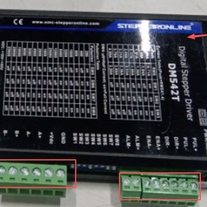 Nema 17, 23, 24 스테퍼 모터용 디지털 스테퍼 드라이버 1.0-4.5A 18-50VDC