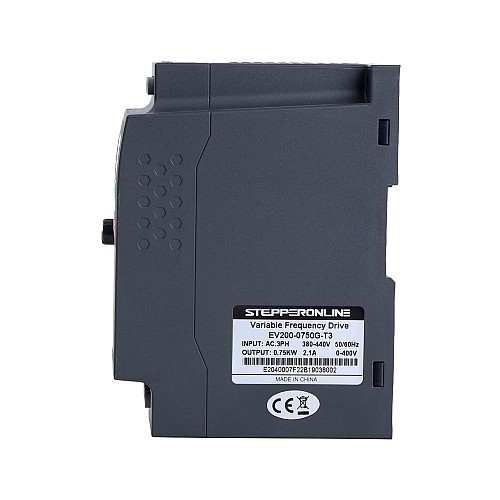 EV200 시리즈 VFD 1HP 0.75KW 2.1A 삼상 380V 가변 주파수 드라이브 EV200 시리즈 VFD 1HP 0.75KW 2.1A 삼상 380V 가변 주파수 드라이브